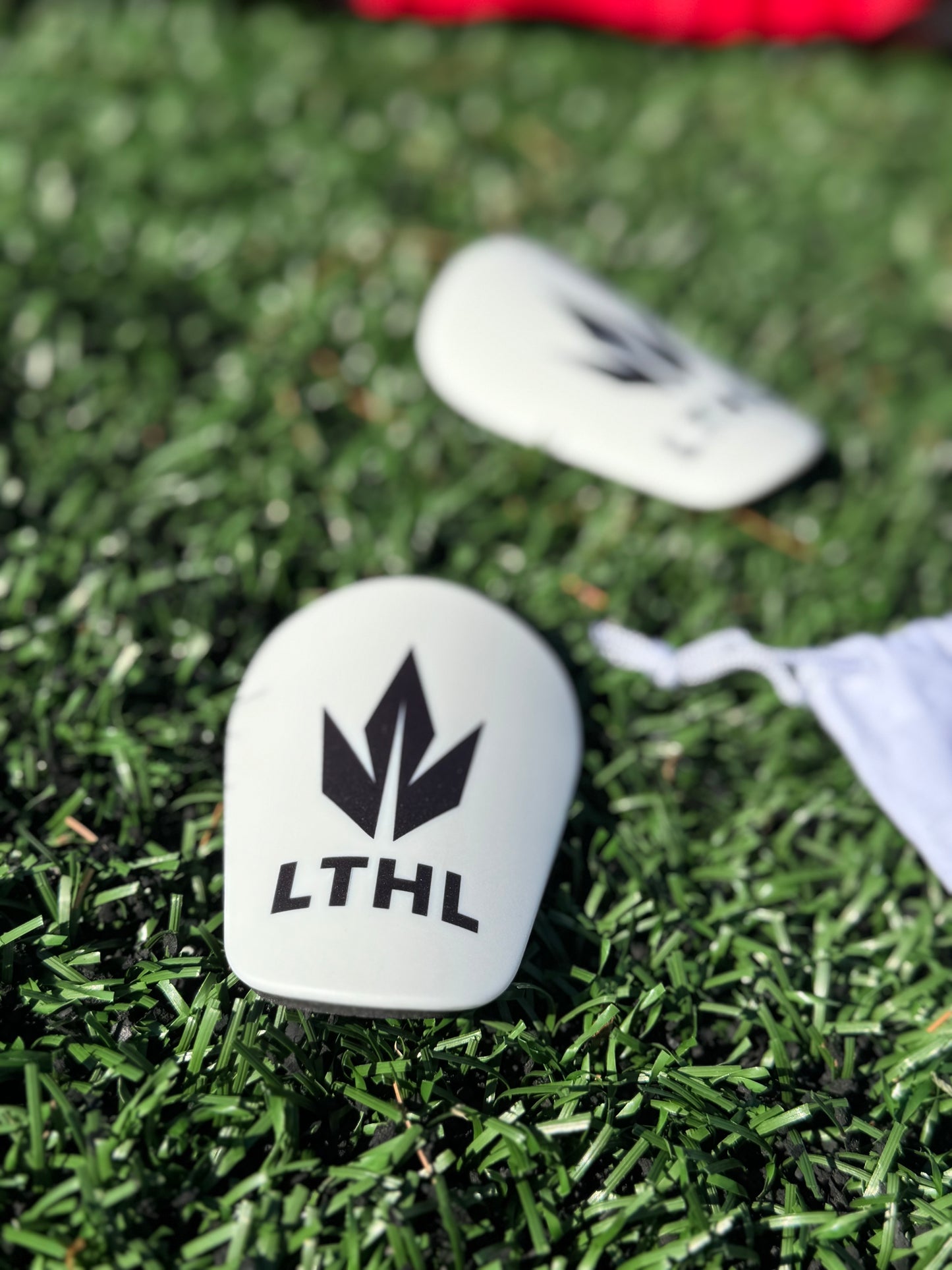 White Mini Shin Pads