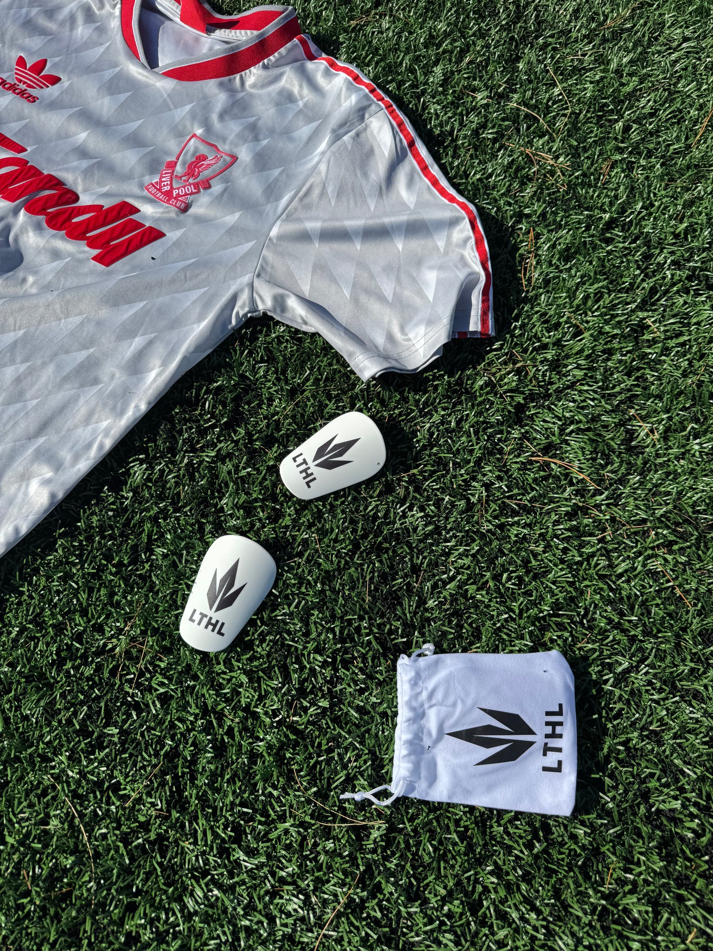 White Mini Shin Pads